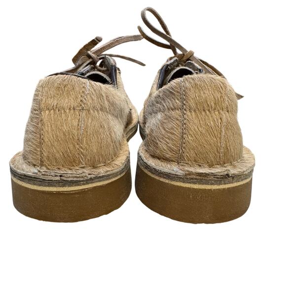 Uwezo Women's Tan Nuhu Hair On Oxfords Size 8.5 In Original Box - Picture 3 of 9